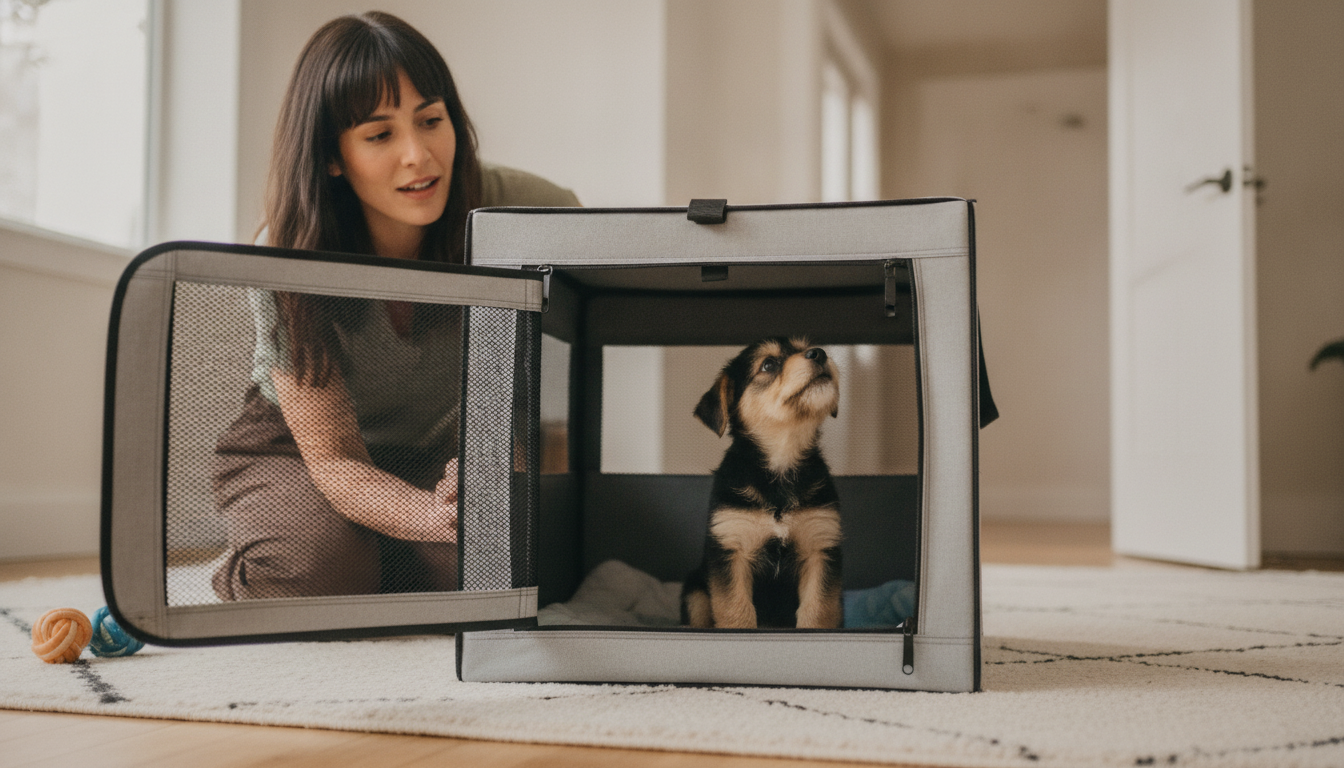 Puppy Crying During Crate Training: What to Do